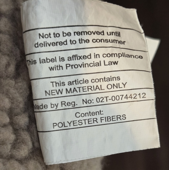 Walls Workwear Sherpa Lined Jacket Brown Canvas Snap Front Coat Warm Utility S2X - Picture 10 of 11